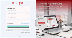 Desktop Screenshot of login.jupix.co.uk